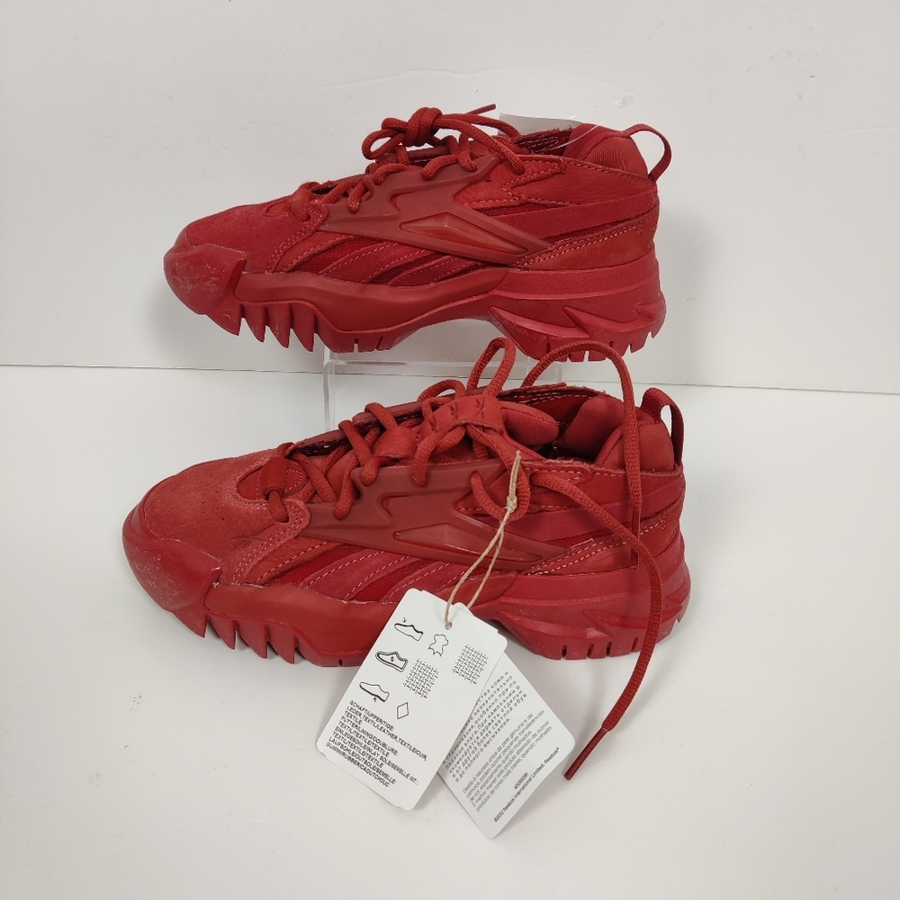 Reebok Women's Cardi B Club C V2 Red Sneaker Shoes Size 5 NEW Chunky